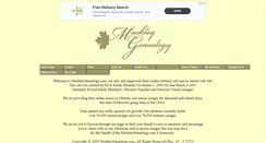 Desktop Screenshot of mackleygenealogy.com