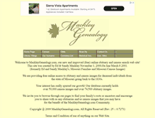 Tablet Screenshot of mackleygenealogy.com